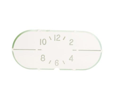 Trim Parts 1958 Chevrolet Full Size Car Clock Face, Each 2014