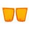 Trim Parts 1972 Chevrolet Corvette Amber Parking Light Lens, Pair A5310