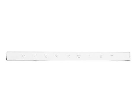 Trim Parts 1964-66 Chevy Truck Glove Box Door Chrome “Chevrolet” Emblem, Each 9340A
