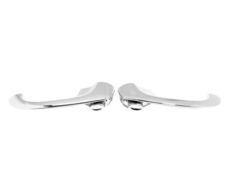 Trim Parts 1958 Chevrolet/Pontiac Full Size Car Front Or Rear Door Handle Assemblies, Pair 2072