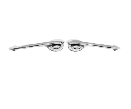Trim Parts 1963-64 Chevrolet Full Size 4-Door Outside Rear Door Handle Assemblies, Pair 2226