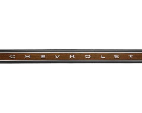 Trim Parts 1969-72 Chevrolet Truck Woodgrain Tailgate Panel Assembly, Each 9655