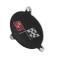 Trim Parts 1965-66 Corvette Spinner Emblem W/Black Upper Left Hand Flag Corner, Each 5072A