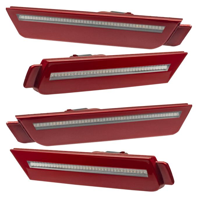 Oracle Lighting Concept Sidemarker Set, Clear, Crystal Red (Claret) (GBE) 3101-GBE-C