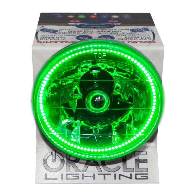 Oracle Lighting 5.75 Sealed Beam Powered Display, Green 8066-004