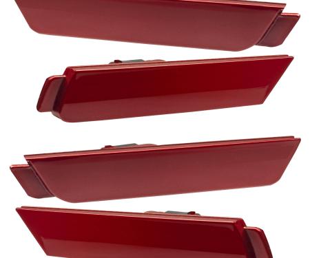 Oracle Lighting Concept Sidemarker Set, Ghosted, Crystal Red (Claret) (GBE) 3101-GBE-G