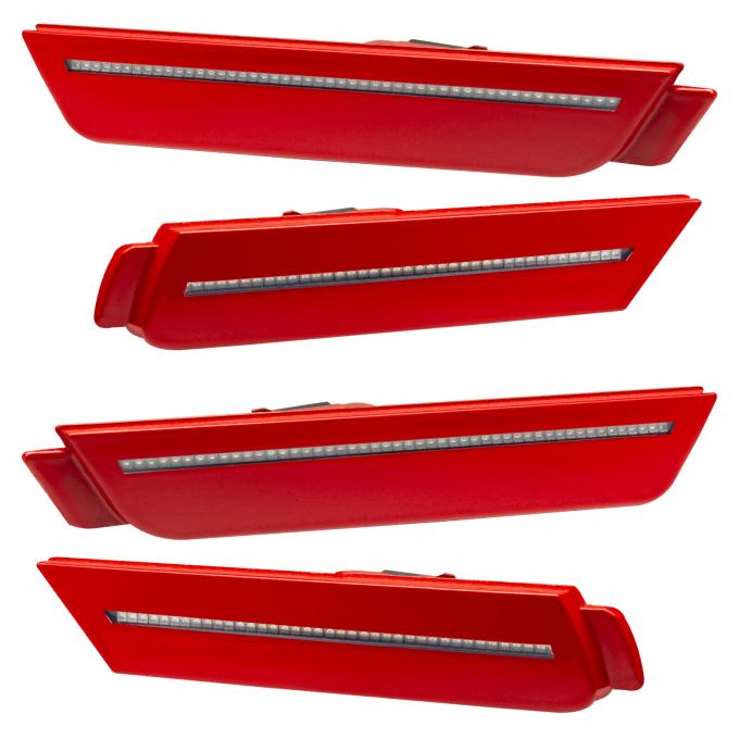 Oracle Lighting Concept Sidemarker Set, Clear, Victory Red (GCN) 3101-GCN-C