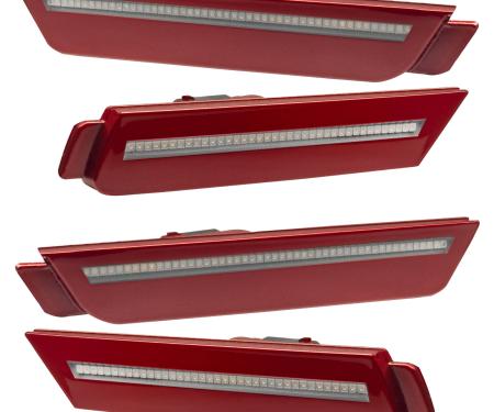 Oracle Lighting Concept Sidemarker Set, Clear, Crystal Red (Claret) (GBE) 3101-GBE-C