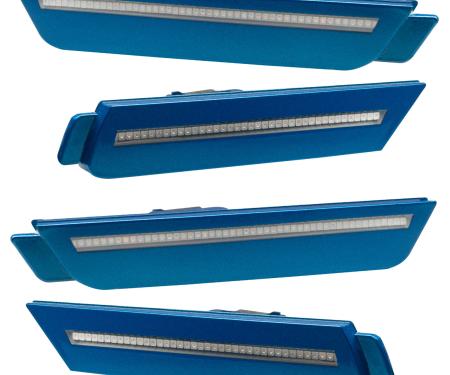 Oracle Lighting Concept Sidemarker Set, Clear, Aqua Blue Metallic (GBD) 3101-GBD-C
