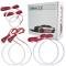 Oracle Lighting LED Triple Halo Kit, Red 1118-003