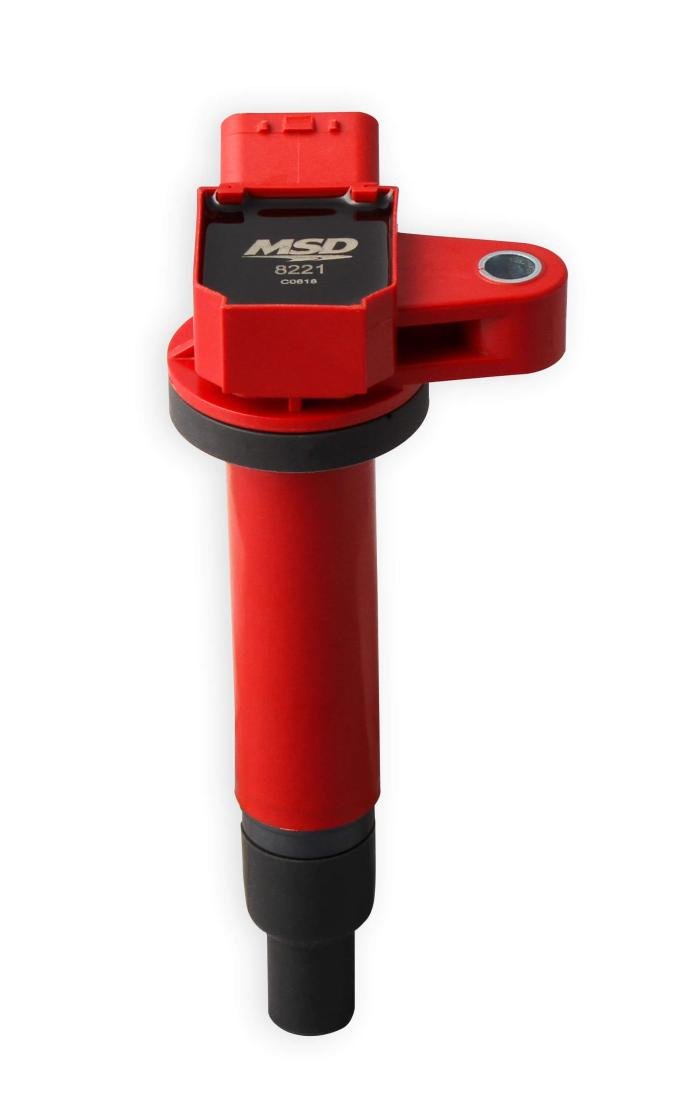 MSD Ignition Coil, Blaster Series, Toyota/Lexus V8, 4.3L/4.7L, Red 8221
