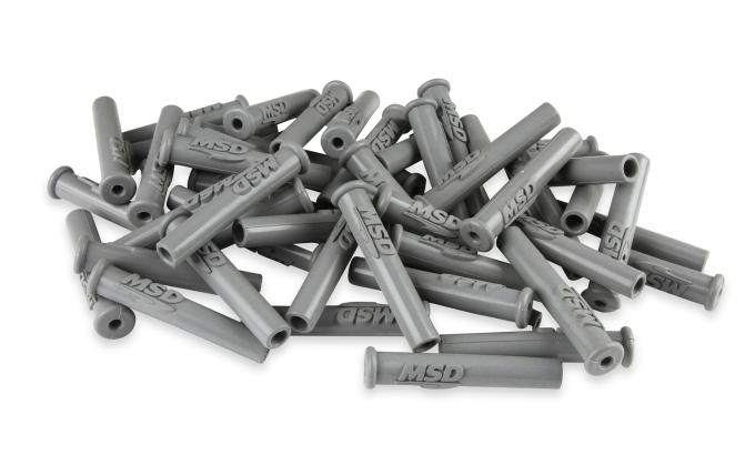 MSD Boots, Straight, Logo Gray Silicone, 50EA 34564