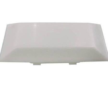Dome Light Lens - White Plastic