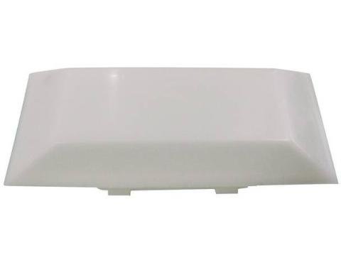 Dome Light Lens - White Plastic