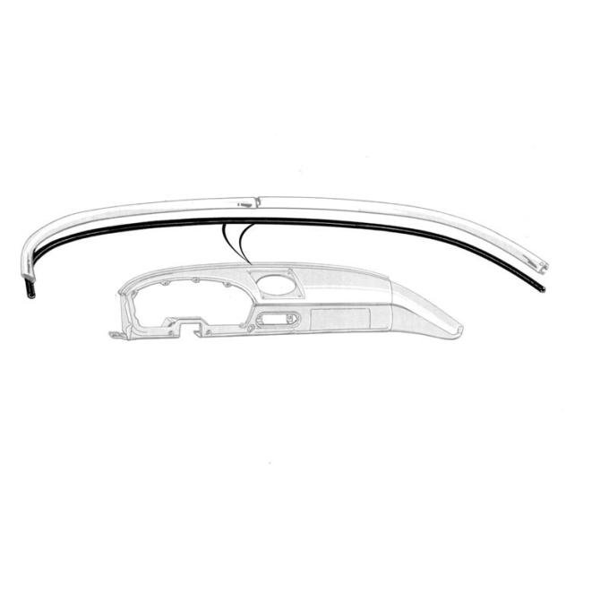 Dennis Carpenter Garnish Molding - 1957-58 Ford Car   B7A-7003127-E