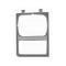 Chevy Truck Headlight Bezel, Two Headlights, Right, 1985-1988