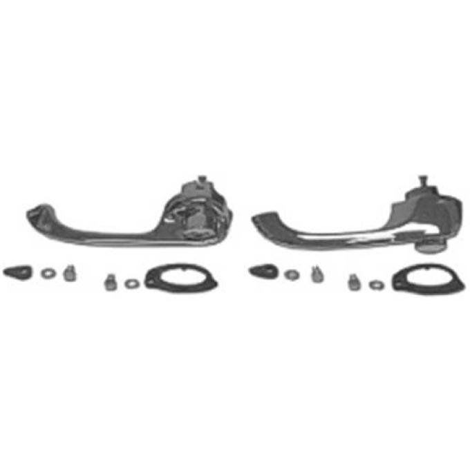 Redline Restomotive® 1967-1969 Camaro / Firebird Outside Door Handle Kit