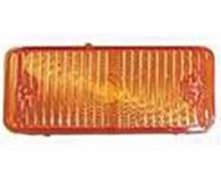 Chevy Truck Parking Light, Turn Signal Lens, Amber, Left, 1967-1968