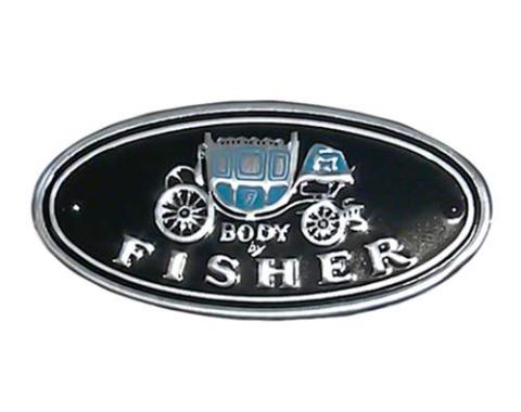 1962-1981 Body by Fisher Door Sill Plate Emblem