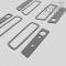 Detroit Muscle Technologies 1970 Dodge / Plymouth Mopar B Body 70 Charger, Coronet Side Marker Light Gaskets BDO7070SM01