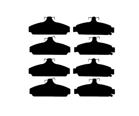Corvette Brake Pads, Car Set, 1984-1987