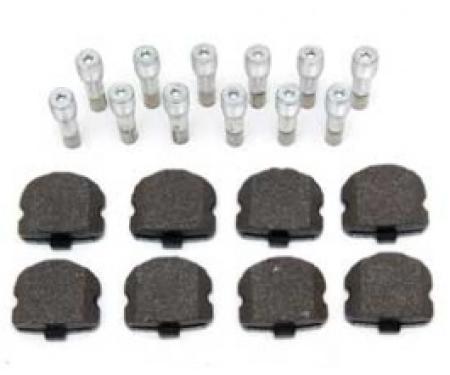 Corvette Brake Pads, Rear, Z06, 2006-2013