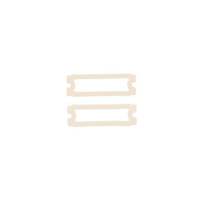 SoffSeal Parking Light Lens Gasket for 1965-67 Chevy II Nova 1965-66 Chevelle 2Dr, Pair SS-4151