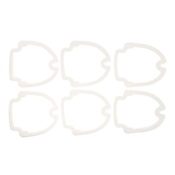 SoffSeal Tail Light Lens Gaskets 6 Pc for 68 Chevy Impala Caprice Bel Air, 2Dr Sedan, Set SS-2383