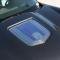 American Car Craft 2009-2013 Corvette ZR1 only - Engine Shroud Cover 2Pc Ribbed with C6 Emblem, Polished Stainless 043077