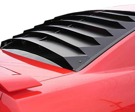 Mustang Rear Window Louver, Aluminum, 2005-2014