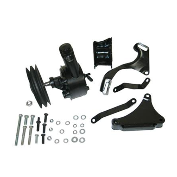 Corvette Power Steering Pump with Mounting Bracket, Big Block, 1965-1974