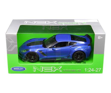 Welly 1:24 W/B - 2017 Chevrolet Corvette Z06 (Blue)