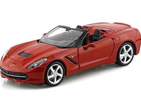 Maisto 1:24 W/B Special Edition 2014 Chevrolet Corvette C7 Stingray Convertible Red