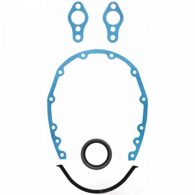 Corvette Timing Chain Cover Gasket Set, Small Block, 1956-1982