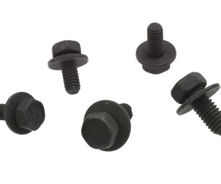 Redline Restomotive® 1977-1982 Chevrolet Corvette Hood Support Bolt Set, 5 Piece