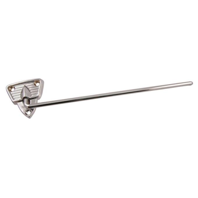 Dennis Carpenter Sun Visor Arm & Bracket - Chrome - Right or Left - 1956-60 Ford Truck B6C-8104144-CC
