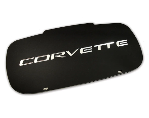 Corvette C5 Script Laser Cut License Plate, Contour, 1997-2004