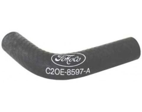 Ford Mustang Bypass Hose - Reproduction - FoMoCo Logo - 260 Or 289 Or 302 V-8 - FORD
