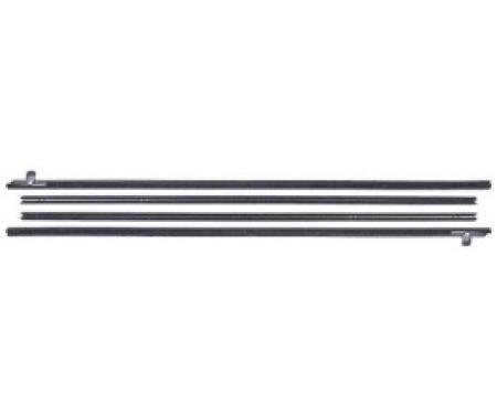 Mustang Window Felt Kit, Inner and Outer Set, Fastback, 1969-1970