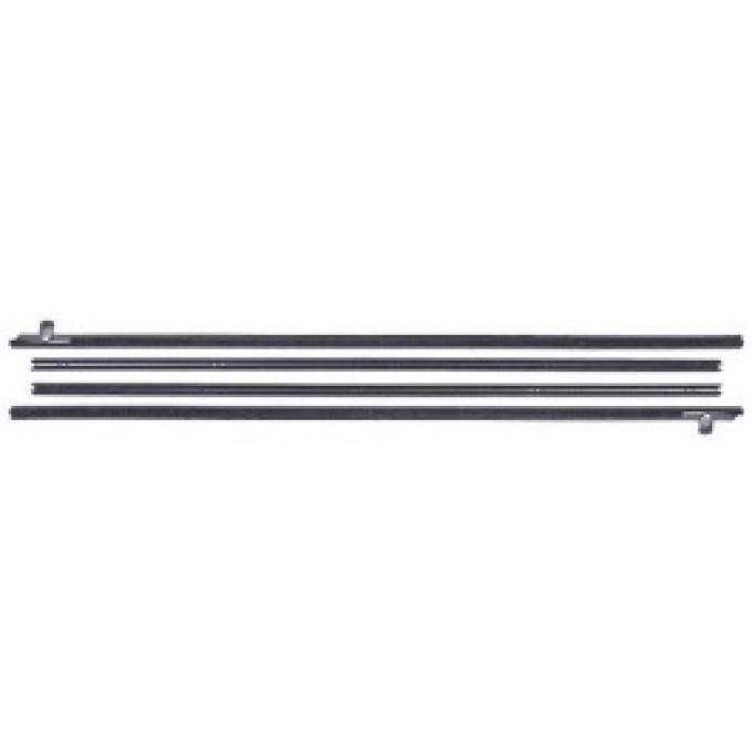 Mustang Window Felt Kit, Inner and Outer Set, Fastback, 1969-1970