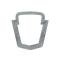 Dennis Carpenter Hood Emblem Bezel - 1952-54 Ford Car   BA-16644-A