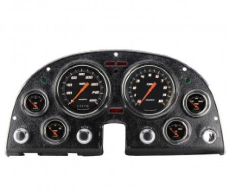 Corvette Updated Classic Instruments Gauge Kit, Velocity Black Series, 1963-1967