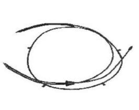 Corvette Hood Release Cable Assembly, 1997-2004
