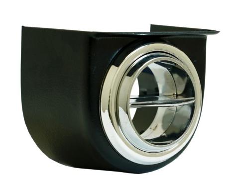 Vintage Air Under Dash Louver Pod w/ All Chrome Louver for 2.5-Inch Hose 49154-VUL