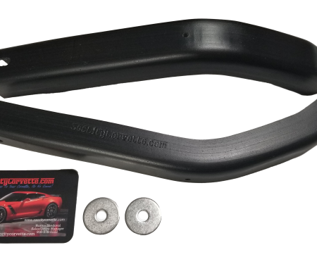 Corvette C5 Anti Scrape Fangs, Black, 1997-2004