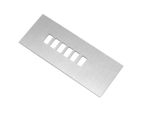 Scott Drake 1967 Ford Mustang Aluminum Console Shifter Plate C7ZZ-7D443-P