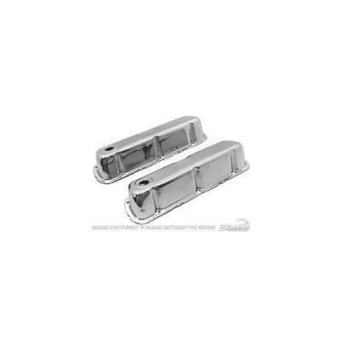 Scott Drake 1967-1970 Ford Mustang Chrome Valve Covers (390, 427, 428) C7ZZ-6A582-C