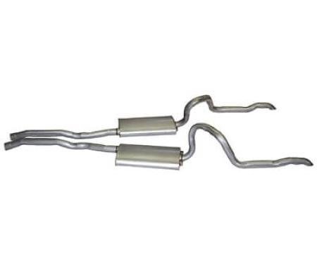 Scott Drake 1970 Ford Mustang 1970 Mustang Concours Exhaust System 2.25" D0ZZ-5257-BOS