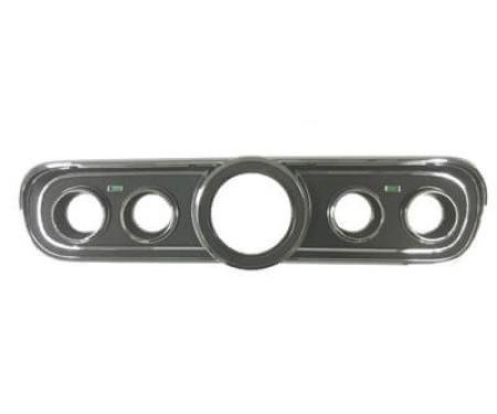 Scott Drake 1966 Ford Mustang 1966 Instrument Bezel Black C6ZZ-10838-A