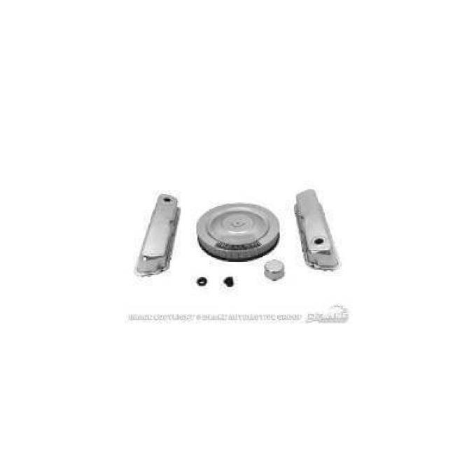Scott Drake 1964-1973 Ford Mustang Engine Dress Up Kit,Chrome C5ZZ-6980